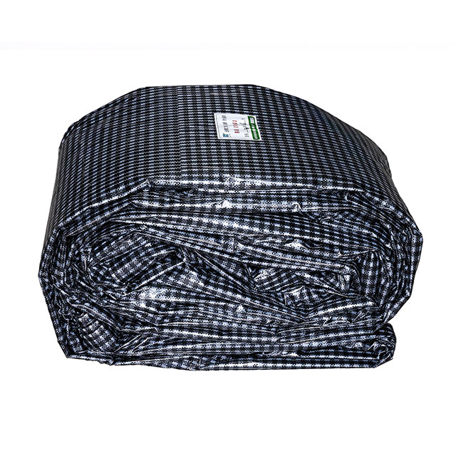 Tartas Promocionales de Protección Sol Tarra En Blanco Y Negro PE Tarpaulin